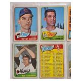 Lot of 20 Topps 1965 Vintage Baseball Cards