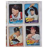 Lot of 20 Topps 1965 Vintage Baseball Cards
