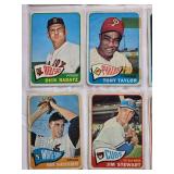 Lot of 20 Topps 1965 Vintage Baseball Cards