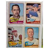 Lot of 20 Topps 1965 Vintage Baseball Cards