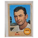 Lot of 21 High Number Topps 1968 Vintage Baseball Cards