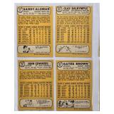 Lot of 21 High Number Topps 1968 Vintage Baseball Cards