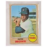 Lot of 21 High Number Topps 1968 Vintage Baseball Cards