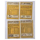 Lot of 21 High Number Topps 1968 Vintage Baseball Cards