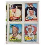 Lot of 20 Topps 1965 Vintage Baseball Cards