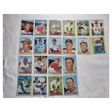Lot of 20 Topps 1967 Vintage Baseball Cards -  Some with Blurry Backs