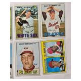 Lot of 20 Topps 1967 Vintage Baseball Cards -  Some with Blurry Backs