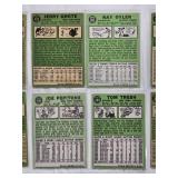 Lot of 20 Topps 1967 Vintage Baseball Cards -  Some with Blurry Backs