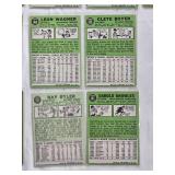 Lot of 20 Topps 1967 Vintage Baseball Cards -  Some with Blurry Backs