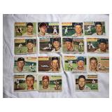 Lot of 15 Topps 1956 Vintage Baseball Cards