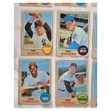 Lot of 20 Topps 1968 Vintage Baseball Cards