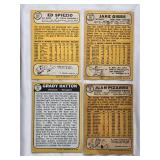 Lot of 20 Topps 1968 Vintage Baseball Cards