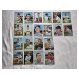 Lot of 20 Topps 1967 Vintage Baseball Cards - Some with Blurry Backs