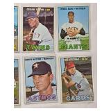 Lot of 20 Topps 1967 Vintage Baseball Cards - Some with Blurry Backs