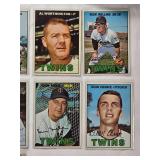 Lot of 20 Minnesota Twins Vintage Baseball Cards