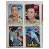 Lot of 20 Topps 1969 Vintage Baseball Cards