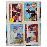 Lot of 20 Topps 1969 Vintage Baseball Cards