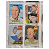 Lot of 20 Topps 1969 Vintage Baseball Cards