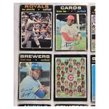 Lot of 20 Topps 1971 Vintage Baseball Cards