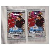 Lot of 2 Unopened Packs 2023 Bowman Chrome