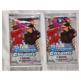 Lot of 2 Unopened Packs 2023 Bowman Chrome