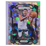 Anthony Edwards 2023-24 Panini Prizm Cracked Ice SP #108