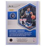 Anthony Edwards Rookie Insert 2020-21 Panini Mosaic Blue Chips #14