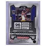 Stephen Curry 2023-24 Panini Prizm Monopoly Purple Wave Refractor #28