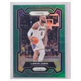 LeBron James 2023-24 Panini Green Prizm #63