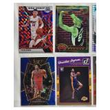 Lot of 11 NBA Stars Cards Including Tyler Herro, David Robinson, Allen Iverson, Jalen Green and More