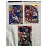 Lot of 11 NBA Stars Cards Including Tyler Herro, David Robinson, Allen Iverson, Jalen Green and More