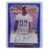 Danielle Hunter Rookie Auto 2015 Panini Prizm Wave Refractor #RS-DH Numbered 71/150