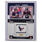 C.J. Stroud & Will Anderson Jr. Dual Relic Rookie Ticket 2023 Panini Contenders #DS-5