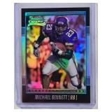 Michael Bennett Rookie 2001 Bowman Chrome Black Refractor #181 Numbered 710/1999