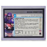 Michael Bennett Rookie 2001 Bowman Chrome Black Refractor #181 Numbered 710/1999