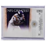 John Randle 2011 Panini National Treasures #32 Numbered 98/99