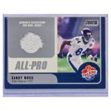 Randy Moss Pro Bowl Game Worn Relic! 2000 Topps Stadium Club #RM-WR
