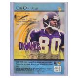 Cris Carter 1997 Topps Finest Dynamos Insert Card 127 Theme D26