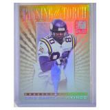Cris Carter 1999 Donruss Elite Gold Foil Passing the Torch #17 of 18 Numbered 393/1500
