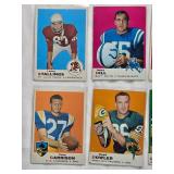 Lot of 10 Vintage NFL Football Cards from 1969