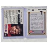 Lot of 2 Brett Favre Rookie Cards 1991 NFL Pro Set #762 & 1991 Upper DEck Star Rookie #13