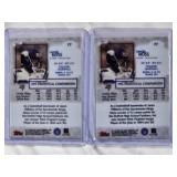Lot of 2 Randy Moss Topps Gold Label #77 Class 2 and Class 3