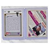 Lot of 2 Brett Favre Rookie Cards 1991 Upper Deck Star Rookie #13 & 1991 Pacific Trading Cards #551