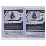 Lot of 2 Irv Smith Jr. Rookie Cards Panini Orange Prizm #366 Numbered 155/249 & Panini Prizm #366