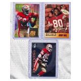 Lot of 3 Jerry Rice Cards