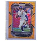 Daunte Culpepper 2022 Panini Prizm Orange Wave Refractor #195 Numbered 4/60