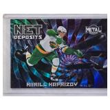 Kirill Kaprizov Foil Rookie 2020-21 Skybox Metal Universe Net Deposits #ND-1
