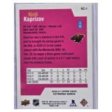Kirill Kaprizov Rookie Foil 2021 Upper Deck Rookie Class #RC-1