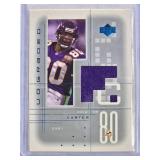 Cris Carter 2001 Upper Deck Game Used Relic #CC