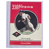 Ichiro Rookie 2001 Fleer Platinum Chart Toppers #420 - Seattle Mariners